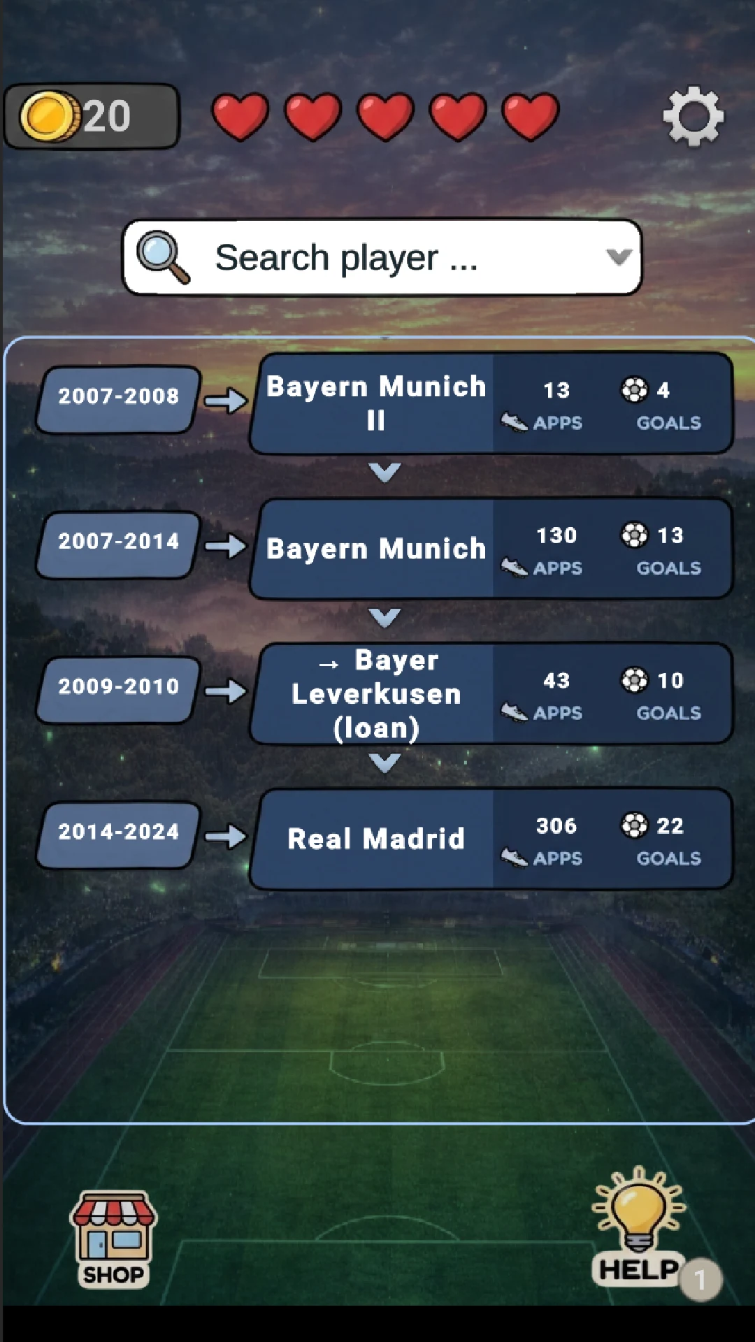 Total Football Quiz screenshot