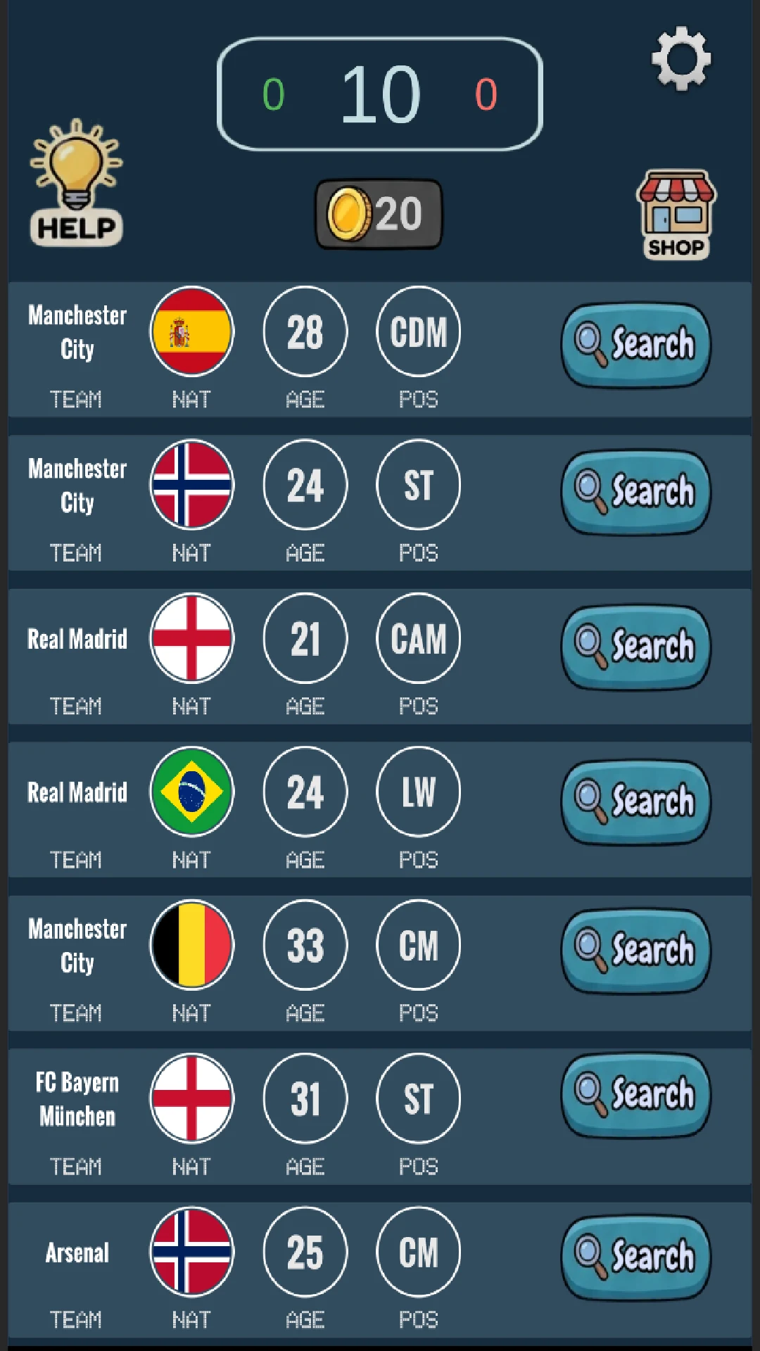Total Football Quiz screenshot