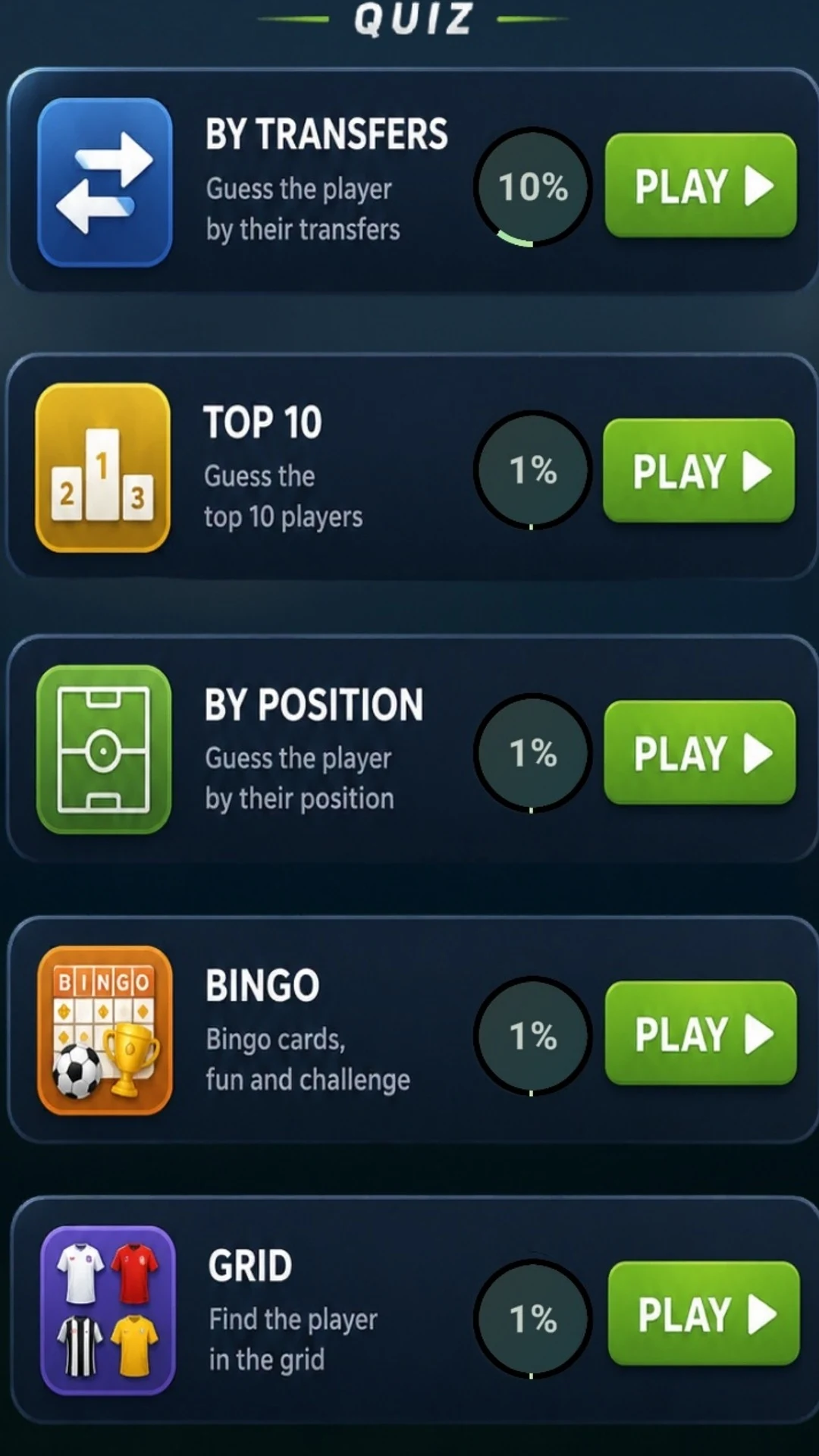Total Football Quiz screenshot